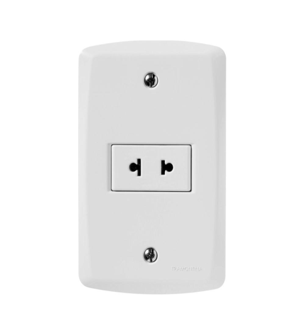 TOMA SIMPLE BLANCO Tramontina 57145/014
